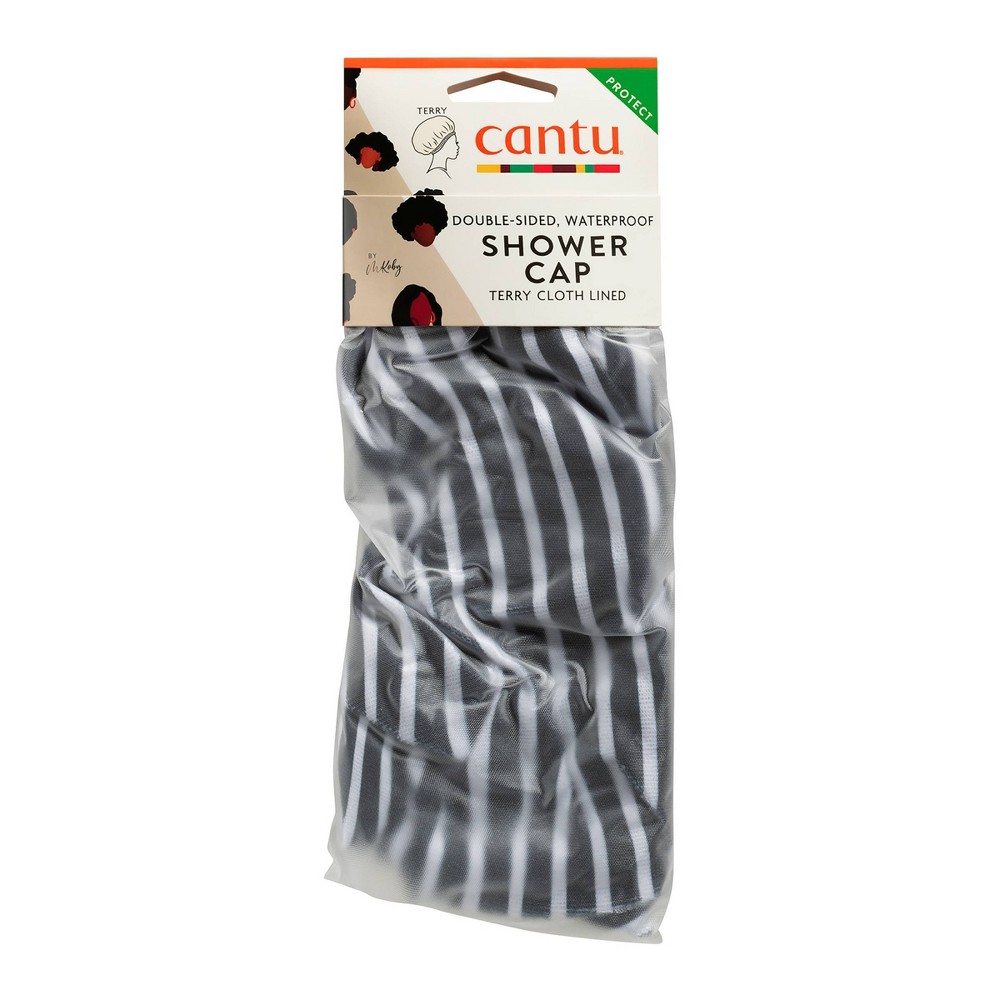 Cantu Shower Cap Terry Design 1 shower cap product package