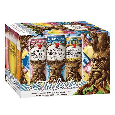 Angry Orchard Hard Cider Trifecta Variety Pack - 12 Pk/12 Fl Oz Cans