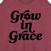 Women's - Instant Message - Grow In Grace Graphic Racerback Tank - 2 of 4