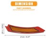 Unique Bargains Bumper Reflector 63147205397 for BMW 3 Series E90 E91 LCI 2009-2011 1 Pair - 3 of 4