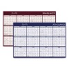 Reversible Horizontal Erasable Wall Planner, 48 x 32, Assorted Sheet Colors, 12-Month (Jan to Dec): 2026 - 3 of 4