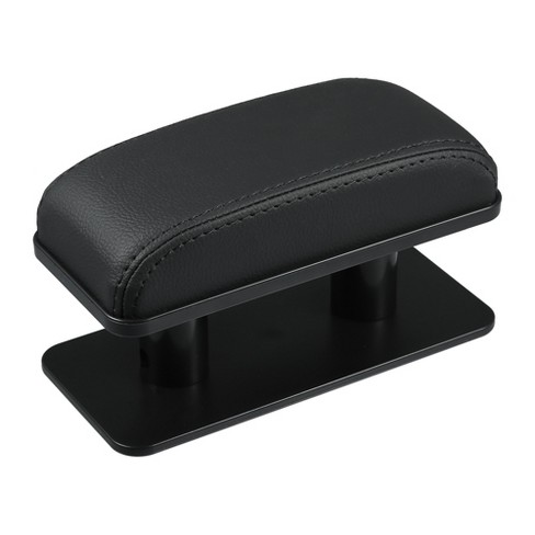 Car Armrest Pad Left Elbow Support General Leather Booster Pad Central  Armrest Box Adjustable Armrest (black Red Line)