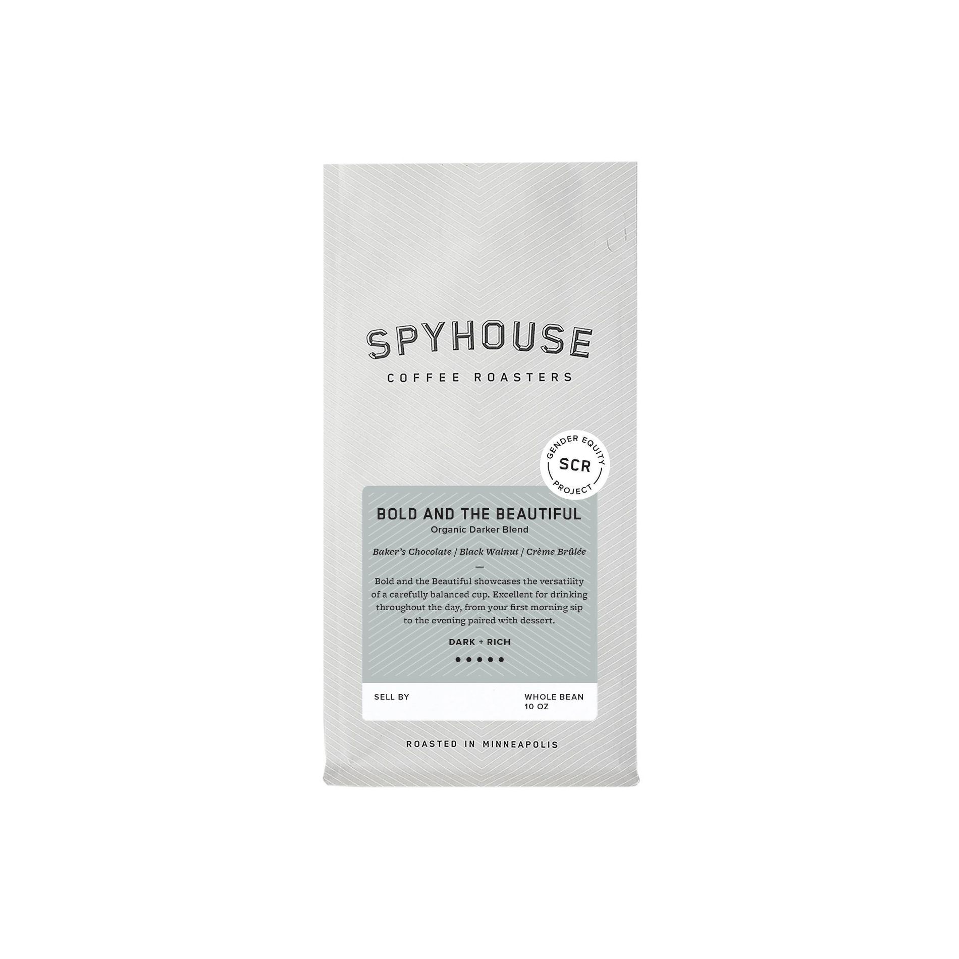 Spyhouse Coffee Roasters Bold & The Beautiful Organic Dark Roast Blend - 10oz