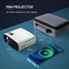 ELEPHAS Mini Projector, Portable Projector 1080P Home Theater Video Projector, Movie Projectior Compatible with Android/IOS White 1PC - 4 of 4