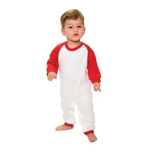MONAG Infant Long Sleeve Raglan Romper - 1 of 4
