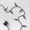 300ct LED Halloween Indoor Outdoor Miniature String Lights Purple/Black - Hyde and EEK! Boutique™ - 4 of 4