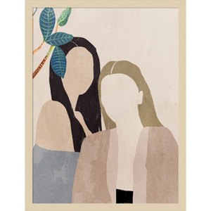 Amanti Art Lush Leaves I by Aimee Wilson Wood Framed Wall Art Print - 1 of 4