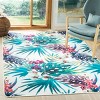Daytona DAY117 Flat Weave Area Rug - Ivory/Green - 5'1"x7'6" - Safavieh. - 2 of 4