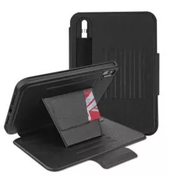 MyBat Pro Leather Folio Series Tablet Case for Apple iPad mini 6 (2021) - Black
