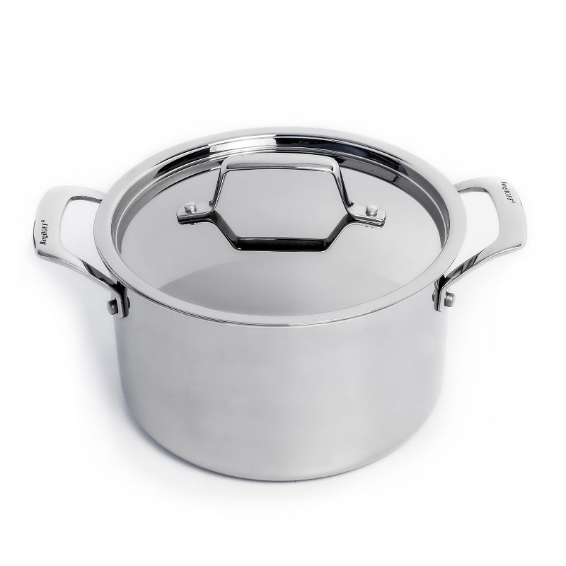 BergHOFF Professional Tri-Ply 18/10 Stainless Steel Stockpot with Stainless Steel Lid, 1 of 8