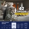 Plasticplace 42 Gallon Contractor Trash Bags, Clear (50 Count) - 2 of 4