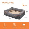 Artlogo Extra Large Memory Premium Foam Dog Bed Orthopedic Waterproof Pet Sofa Beds with Pillow & Washable Cushion & Removable Cover - 2 of 4