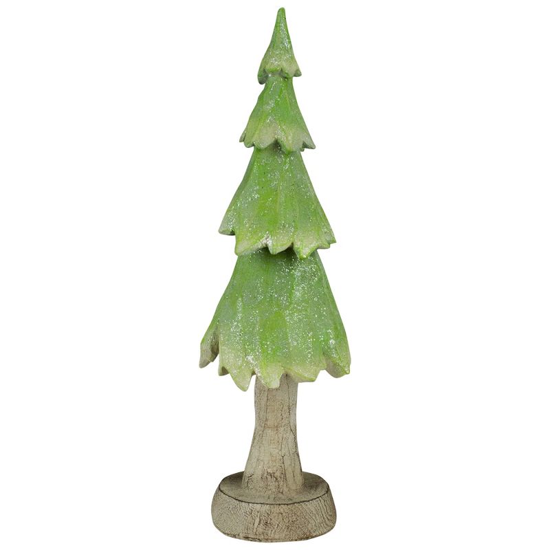Northlight 14.5" Green Glittered and Textured Christmas Tree Decoration, 5 of 8