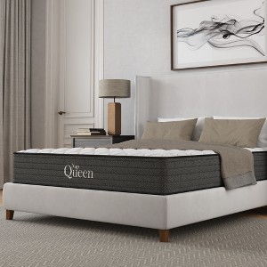 Okak  Modern 10/12Inch Cooling Gel Hybrid Mattress with Memory Foam for Comfy Sleep,Medium Feel Bed Mattresses - 1 of 4