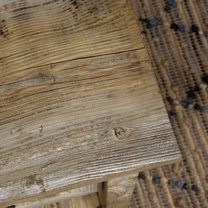 Granite Trace Desk Rustic Cedar - Sauder: Home Office Furniture, Wooden Writing Table, Storage Shelves, 4 of 8