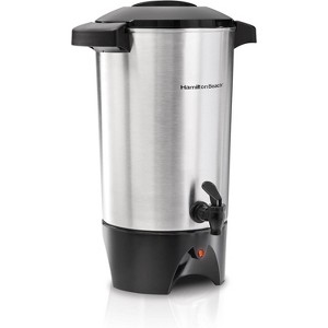 Hamilton Beach 45 Cup Coffee Urn and Hot Beverage Dispenser, Silver - 1 of 4