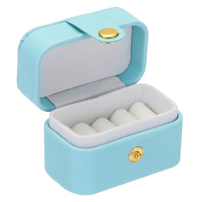 Unique Bargains Romantic Engagement Wedding Ring Box Jewelry Storage