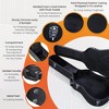 Yescom Acoustic Guitar Hard Case Wooden Hard Shell Carrying Case with Lock Latch Key Black - 3 of 4
