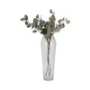 Glass Vase for Home Decor - Clear Frosted Decorative Flower Vase, Handblown Bubble Glass, Modern Centerpiece for Living Room, Bedroom, Office, & Table - 3 of 4