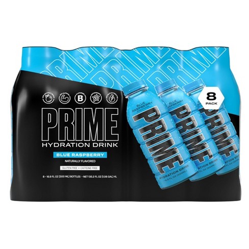 Prime Hydration Blue Raspberry Sports Drink - 16.9 fl oz Bottle