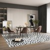 Leopard Rug - Washable Animal Print, Living Room Large Carpet, Soft Non-Slip, Non-Shedding Brown Carpet, Suitable for Office Dormitory Bedroom - 3 of 4