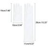 INSPIRE CHIC Women's Pearl Floral Lace Female Polka Point Finger Length Arm Sleeves Gloves 1 Pair - 2 of 4