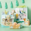 8x2.5' Baby Animals on Woodgrain Baby Shower Gift Wrapping Paper - Spritz™ - 2 of 3