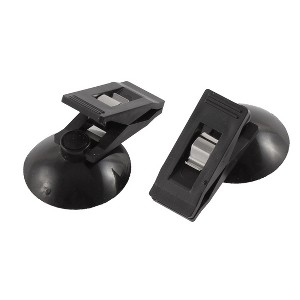 Unique Bargains Car Window Suction Cup Clip Buckle for Sun Shade Cloth Cards Bills 2PCS - 1 of 2