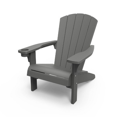 Alpine Outdoor Adirondack Chair Gray, Keter Troy Adirondack Chair Reviews