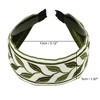 Unique Bargains Women's Classic Embroidery Bohemia Headband 1.97" Wide Green 1 Pc - 4 of 4
