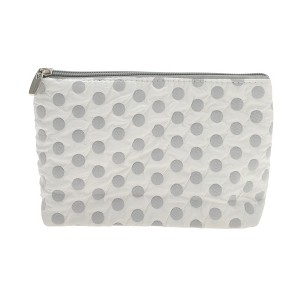 Unique Bargains convenient Rectangle Flat Dots Makeup Bag 1 Pc - 1 of 4