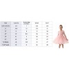 2Bunnies Paisley Lace Tulle Short Sleeve Flower Girl Dress Knee - 3 of 4