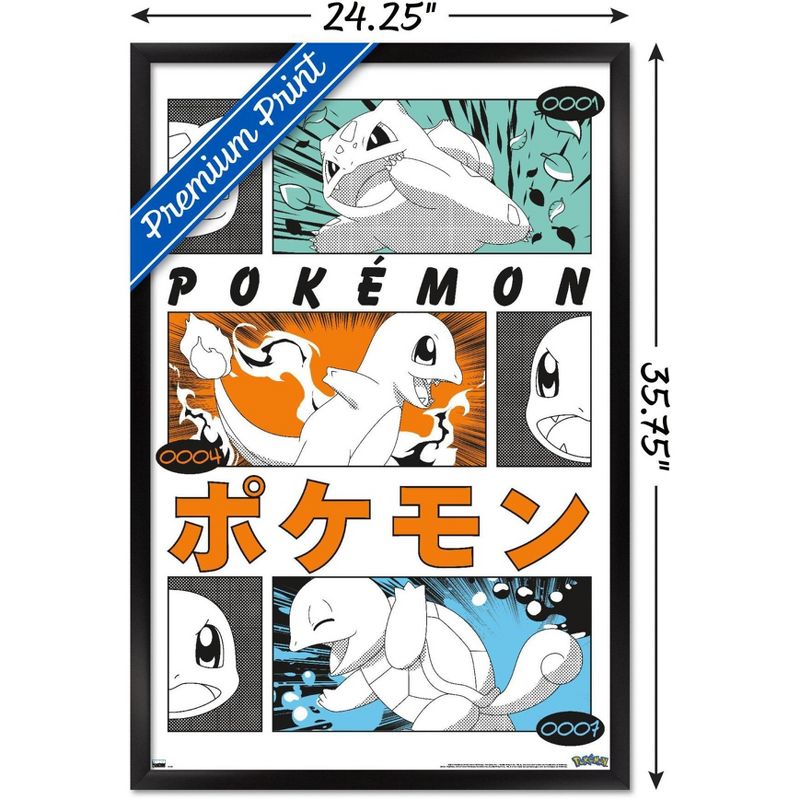 Trends International Pokémon - Trio Anime Framed Wall Poster Prints, 3 of 7