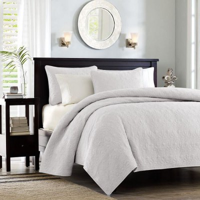 Sapphtopaz 3-Piece Reversible Quilt Set, Cottage-Inspired Stitch Pattern Sheet Set, Bedding Comforter Set for Women, Men, Kids & Teens