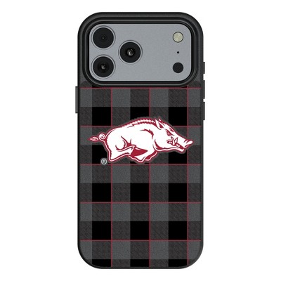 NCAA SEC Universities Plaid MagSafe Compatible Cell Phone Case for Apple iPhone 17 Series