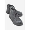 Martas - Grey Suede Leather Zip Boot (Women) gray suede 6 Forever & Always Shoes US - 2 of 4