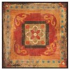 (Set of 4) 15" Square Moroccan Tile Gel Coat Deco Box Red: Madison Park Wall Art, Modern Abstract Geometric, MDF & Plastic - 2 of 4