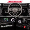 Jojoka 12V Licensed Toyota Ride On Truck for Kids with Remote Control, Music, LED Lights, Double Doors,Safety Belt for Toddlers - 3 of 4