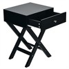 Costway Set of 2 X-Shaped Nightstand Side End Table Bedside Table w/ Drawer - 4 of 4