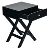 Costway Set of 2 X-Shaped Nightstand Side End Table Bedside Table w/ Drawer - image 4 of 4