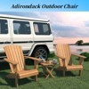 Decksplore Adirondack Chair Teak Wood Waterproof Outdoor Furniture for Garden, Poolside & Patio - 4 of 4