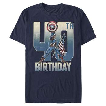 Men's Marvel Captain America 40th Birthday T-Shirt