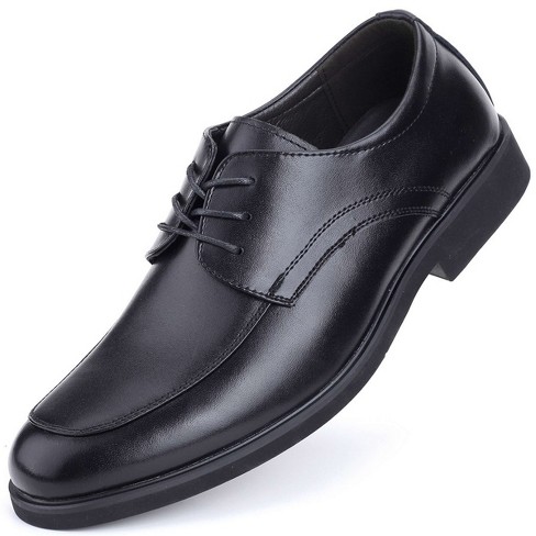 Mens black 2025 dress shoes target