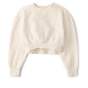 The Children's Place Girls Active Long Sleeve Garment Dyed Premium Fleece Sweatshirt - 1 of 4