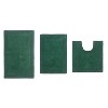 Home Weavers Luxury Collection 100% Cotton Tufted Bathroom Rug Set, Non-Slip Latex Bath Rug Set - 2 of 4
