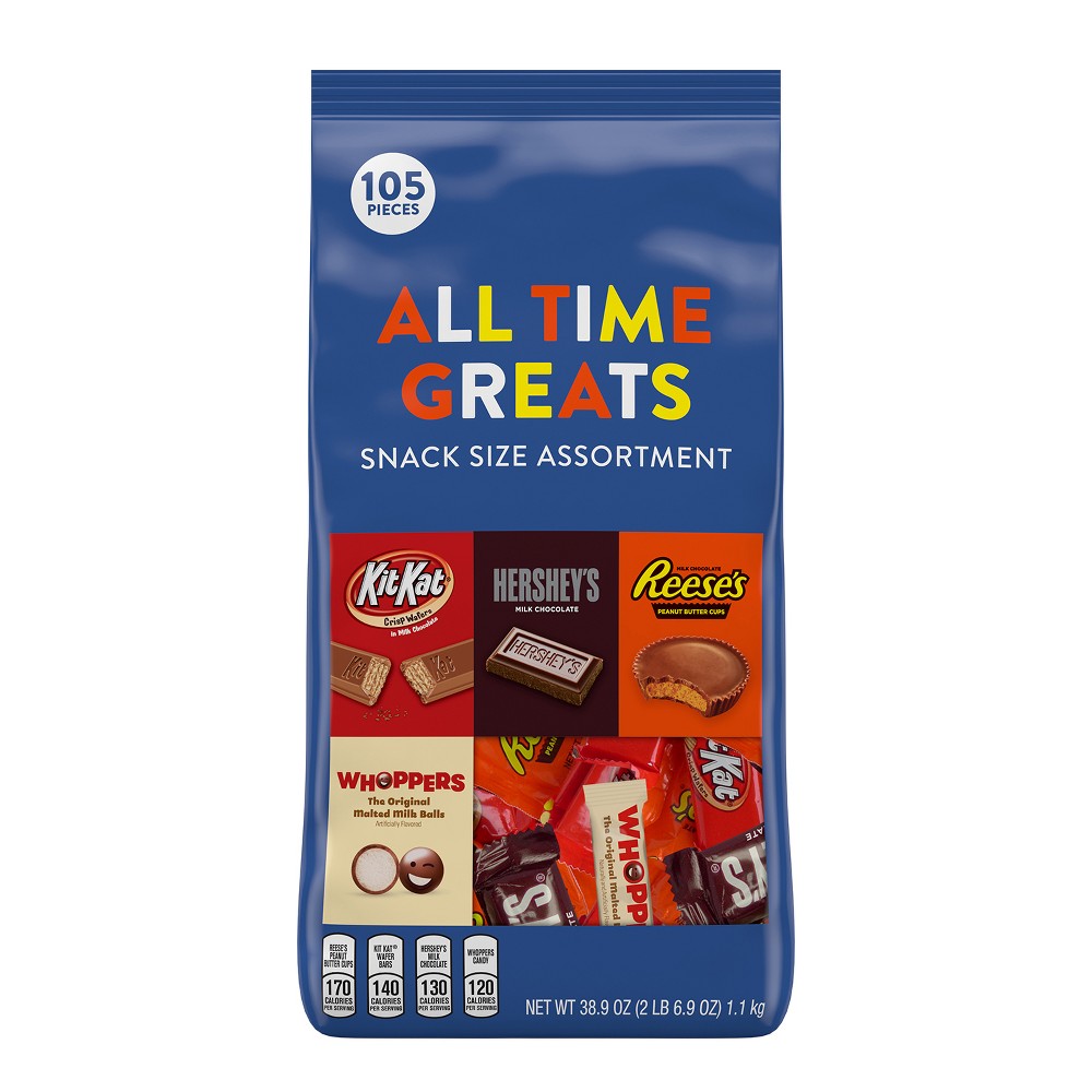 UPC 340002024308 product image for Hershey's All Time Greats Chocolate Candy Snack Size 38.9 oz | upcitemdb.com