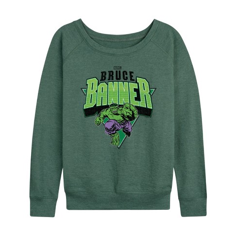 Women's - Marvel - Bruce Banner Lightweight French Terry Slouchy - image 1 of 4