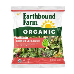 Earthbound Farm Organic Chipotle Ranch Salad Kit - 5.35oz - 1 of 4