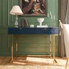 CLIHOME 42-in Modern/Contemporary Console Table, Writing Desk with 2 Drawers - 2 of 4