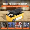VEVOR 10,000PSI Air Hydraulic Pump, 0.42 Gal Reservoir, NPT 3/8 In Oil Outlet, NPT 1/4 In Inlet, Yellow - 3 of 4